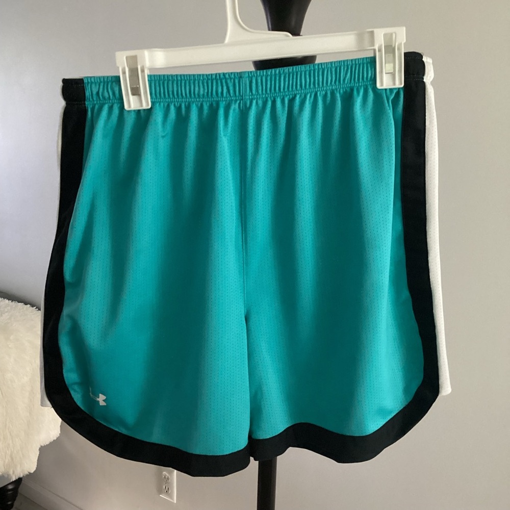 Under Armour HeatGear Teal Athletic Shorts – Ladies Size Large